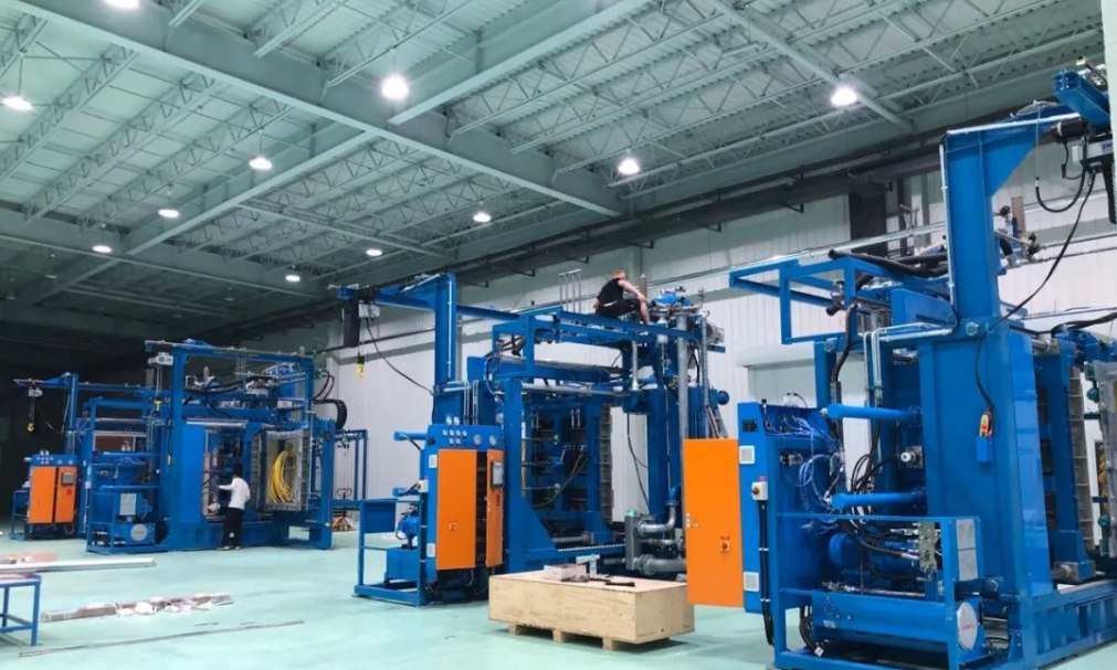 格林堡设备安装第一阶段顺利完成